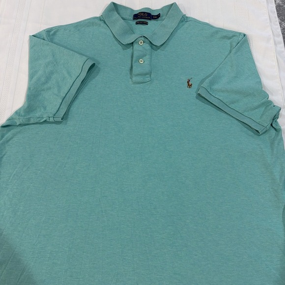 Polo Ralph Lauren Other - Polo Ralph Lauren Pima Soft Touch Short Sleeve Shirt Mens XXL  3/4 Button